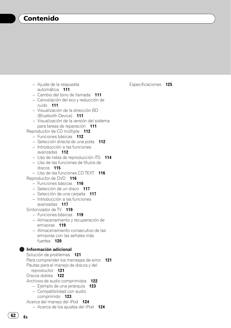 Pioneer DEH-P6900IB User Manual | Page 62 / 126
