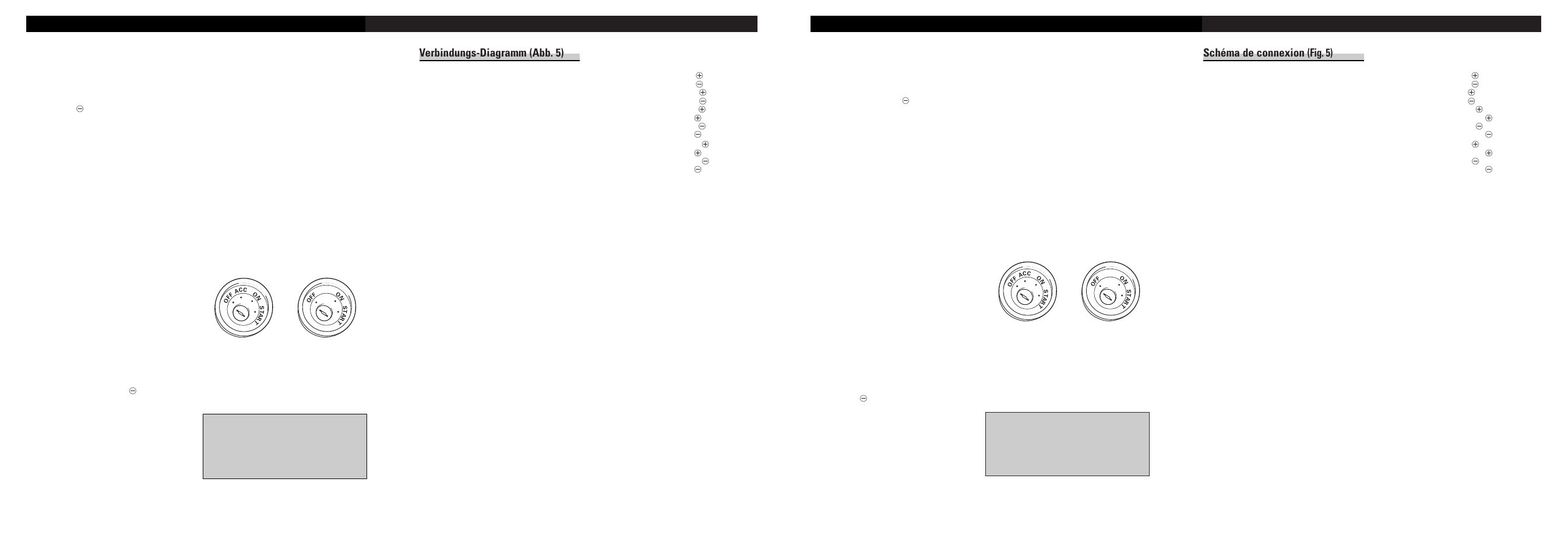 Anschließen der geräte, Deutsch, Français> connexion des appareils | Verbindungs-diagramm (abb. 5), Schéma de connexion (fig. 5) | Pioneer DEH-P4300RB User Manual | Page 5 / 6