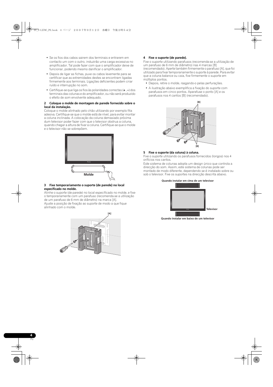 Pioneer S-LX70C User Manual | Page 40 / 74