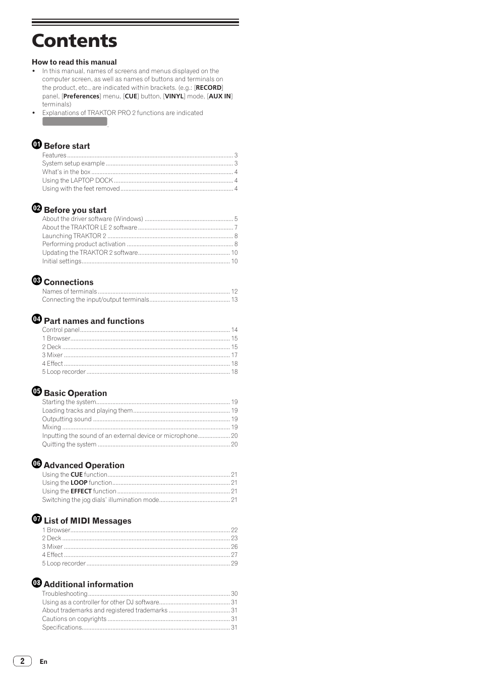 Pioneer DDJ-ERGO-K User Manual | Page 2 / 31
