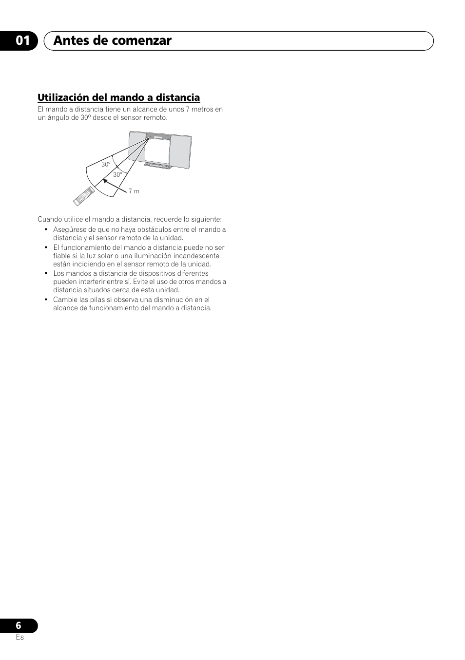 Utilización del mando a distancia, Antes de comenzar 01 | Pioneer X-SMC00 User Manual | Page 186 / 256