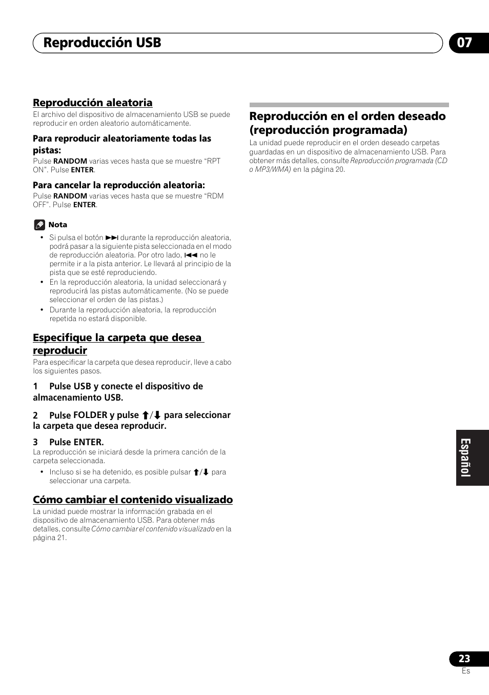 Reproducción usb 07 | Pioneer X-SMC00 User Manual | Page 203 / 256