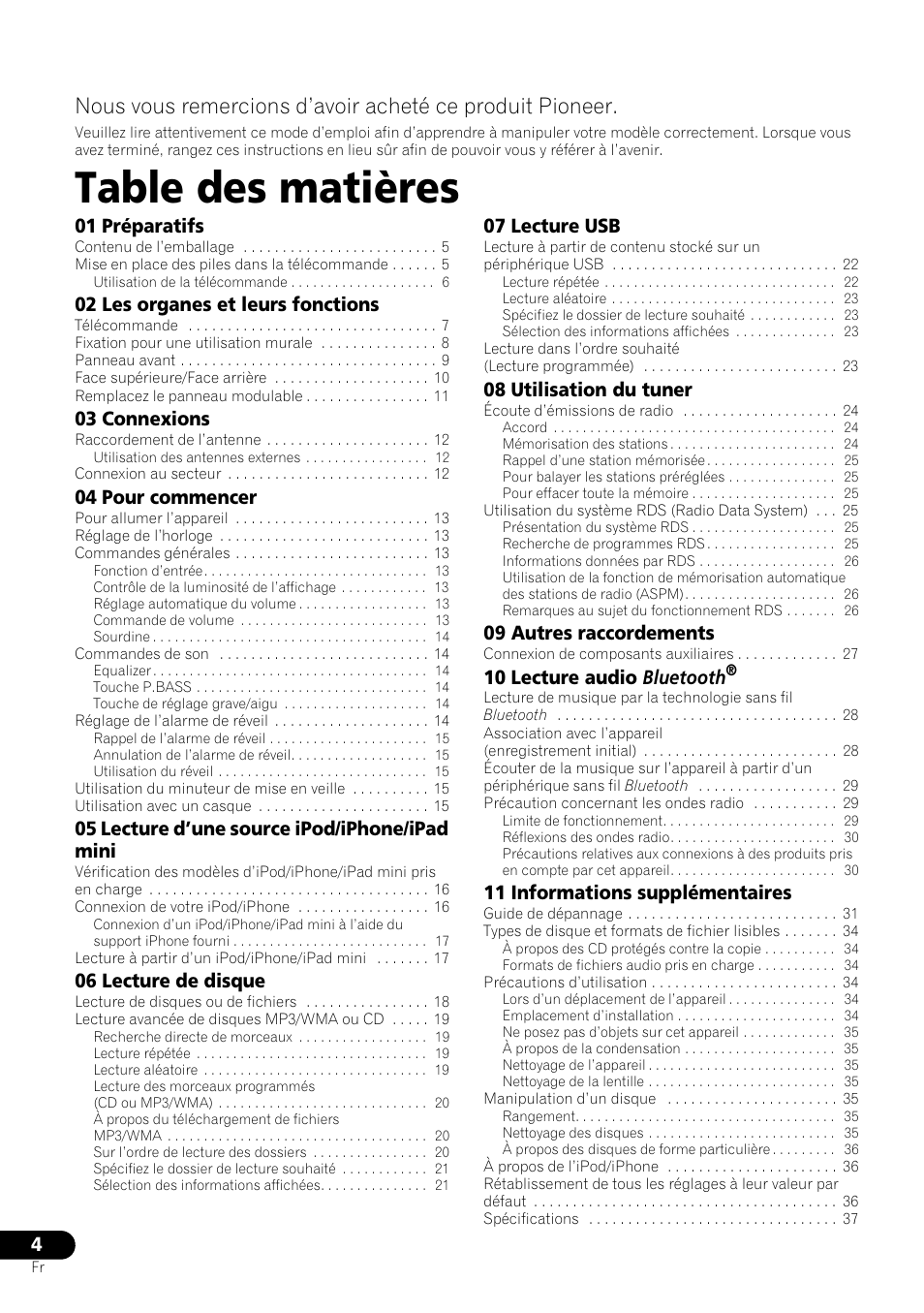 Pioneer X-SMC00 User Manual | Page 40 / 256