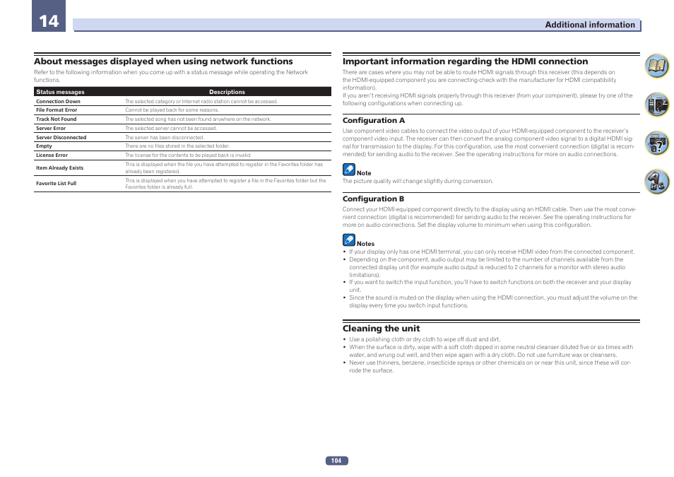 Pioneer VSX-923-S User Manual | Page 104 / 115