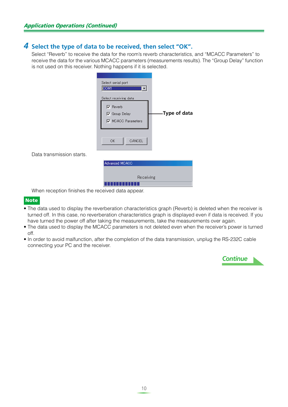 Continue | Pioneer VSX-LX51 User Manual | Page 10 / 37