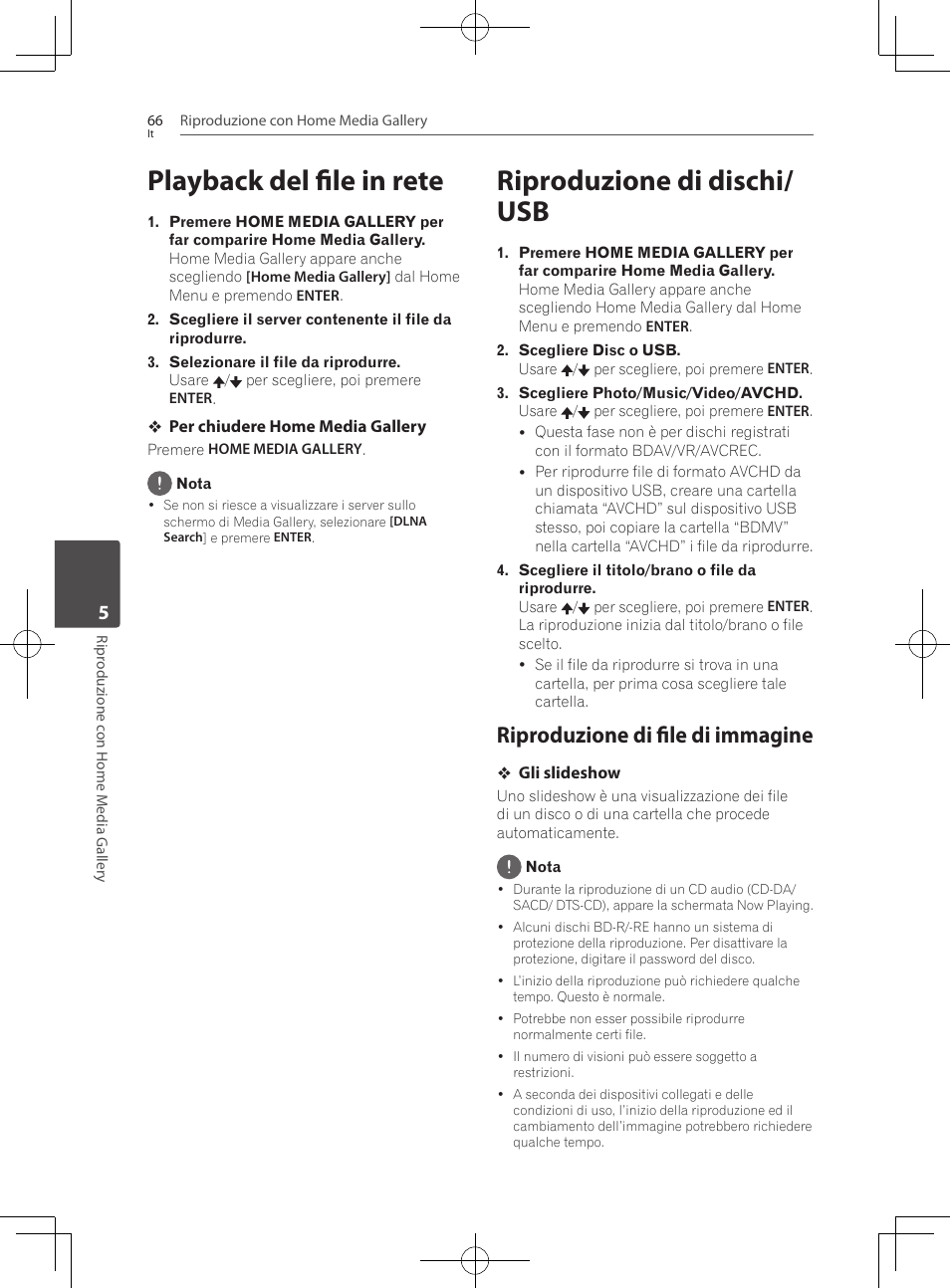 Playback del file in rete, Riproduzione di dischi/usb, Riproduzione di file di immagine | Riproduzione di dischi/ usb | Pioneer BCS-727 User Manual | Page 362 / 588