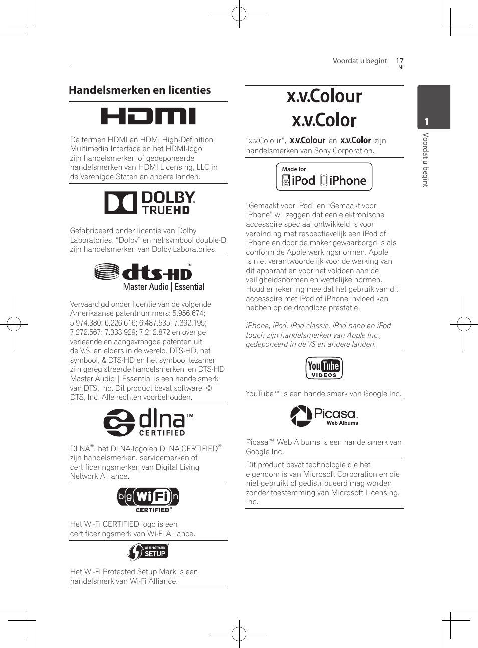 Handelsmerken en licenties | Pioneer BCS-727 User Manual | Page 409 / 588