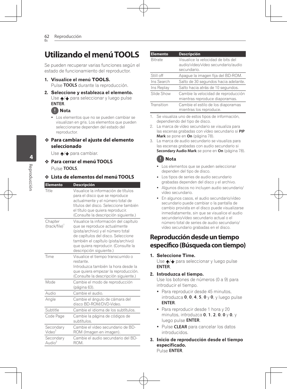 Utilizando el menú tools | Pioneer BCS-727 User Manual | Page 550 / 588