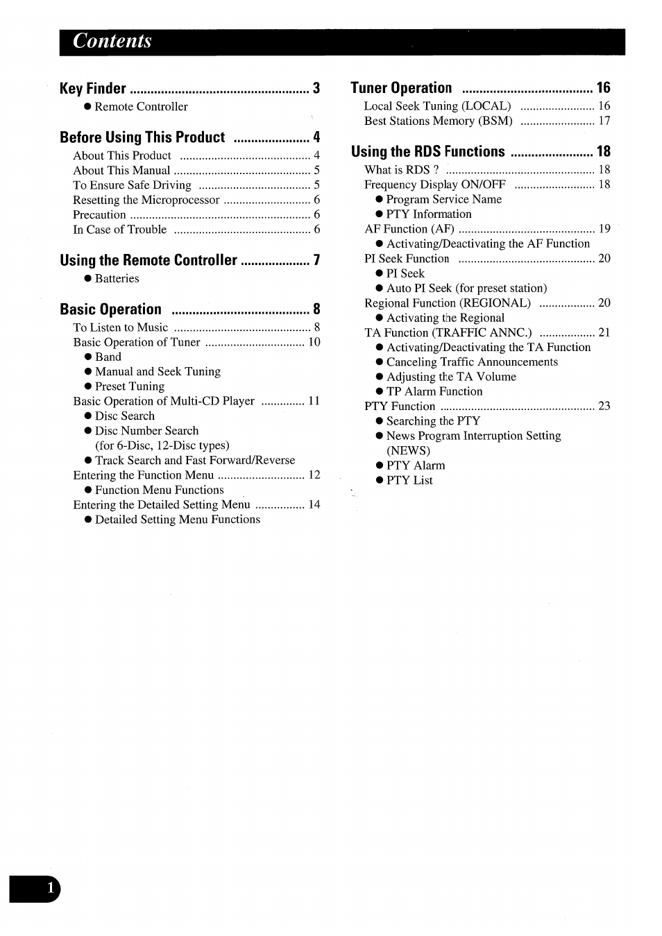 Pioneer AVM-P7000R User Manual | Page 2 / 124