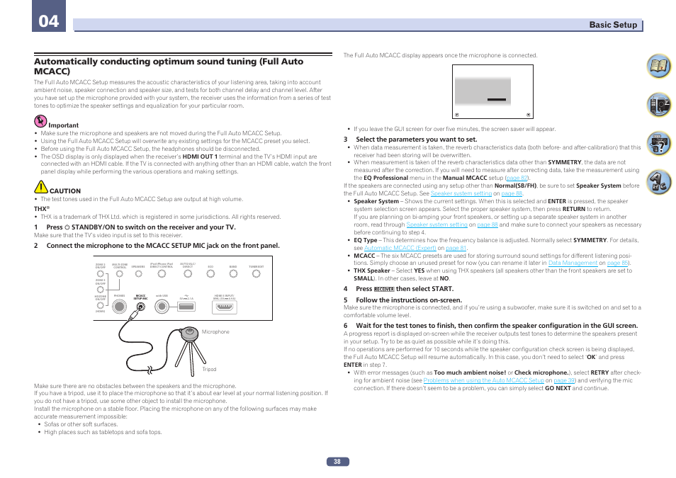 04 basic setup | Pioneer SC-2023-S User Manual | Page 38 / 121