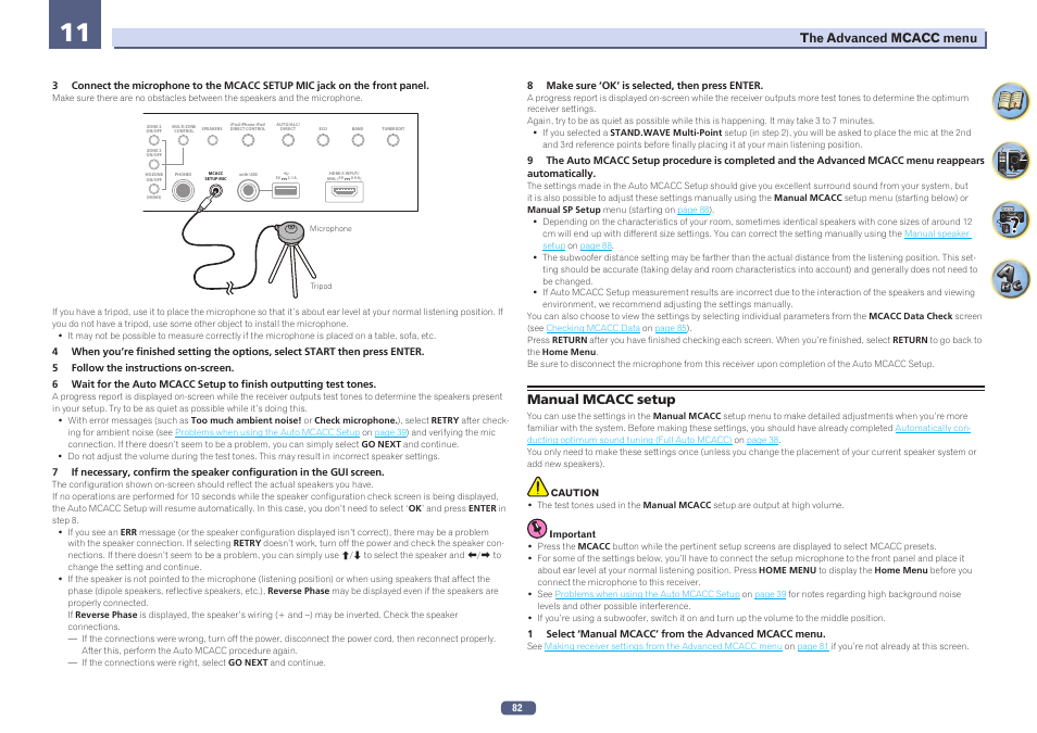 Manual mcacc setup | Pioneer SC-2023-S User Manual | Page 82 / 121