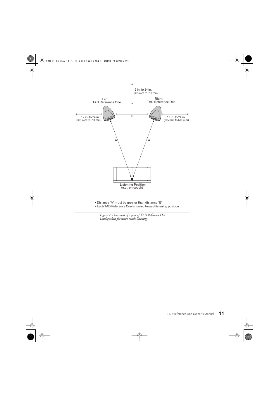 Pioneer TAD-R1 User Manual | Page 11 / 20