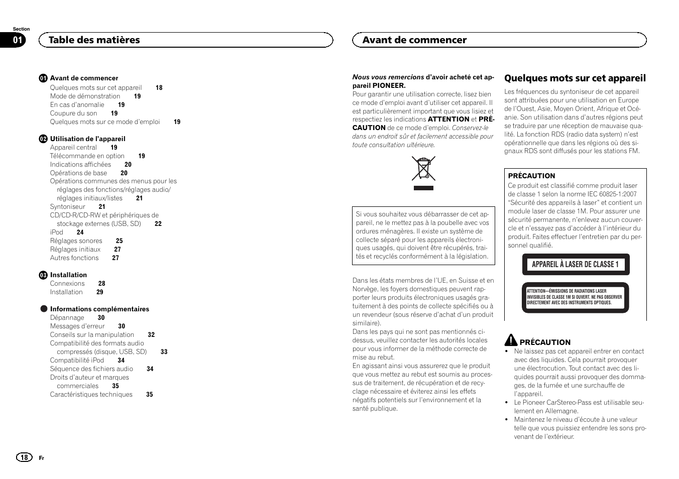 Pioneer DEH-6300SD User Manual | Page 18 / 136