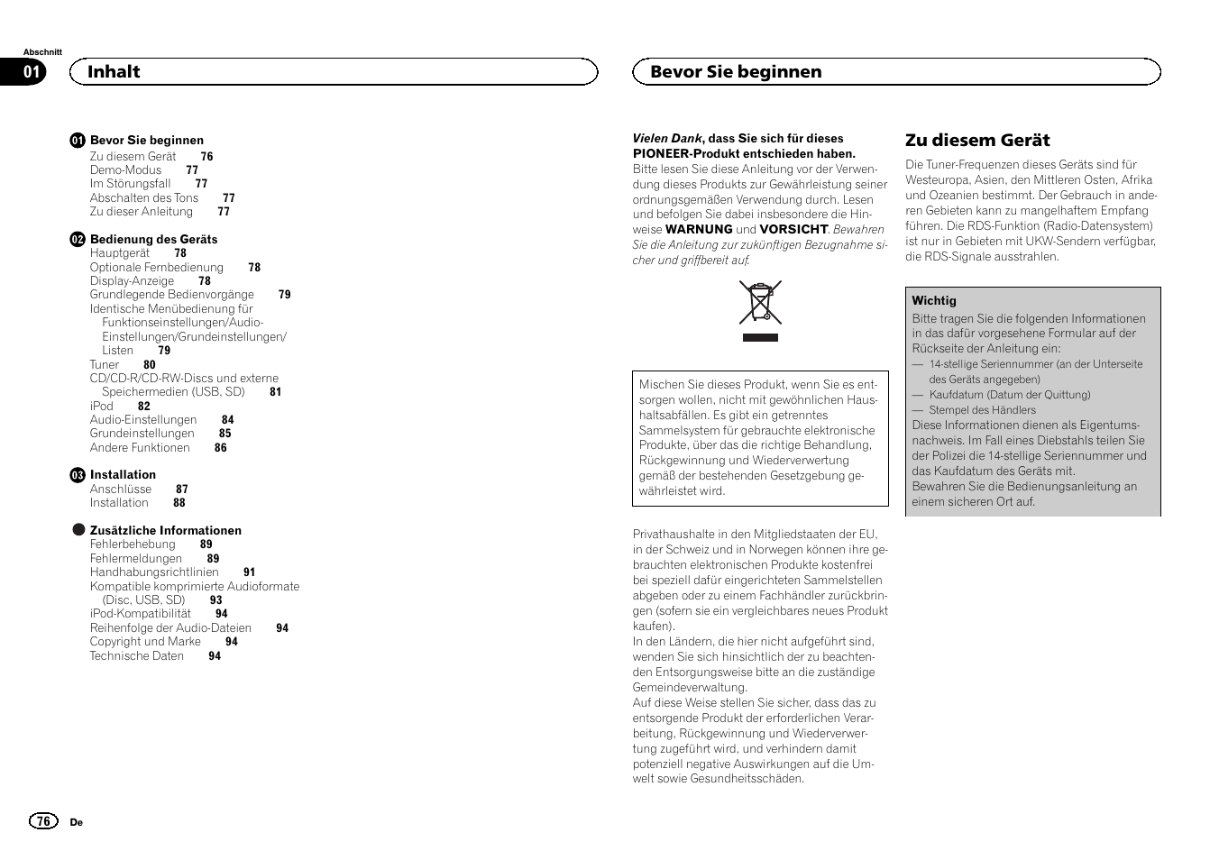 Pioneer DEH-6300SD User Manual | Page 76 / 136