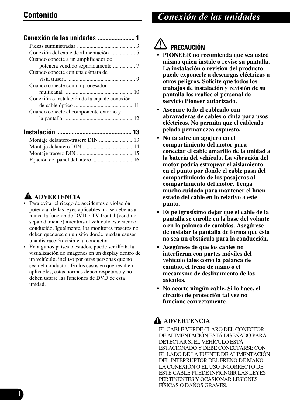 Pioneer AVH-P5000DVD User Manual | Page 18 / 98