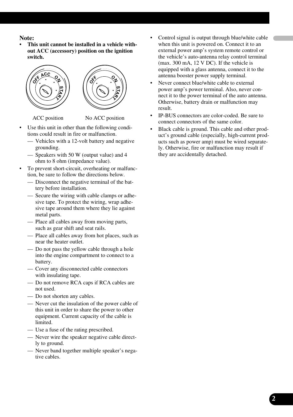 Pioneer AVH-P5000DVD User Manual | Page 3 / 98