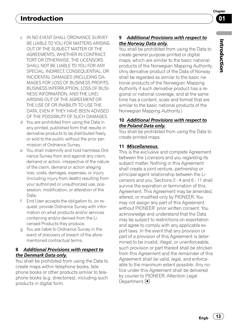 Introduction | Pioneer AVIC-X3-II User Manual | Page 13 / 172