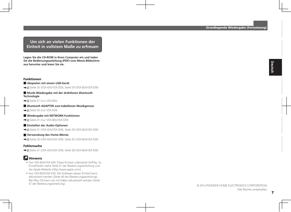 Pioneer VSX-824-K User Manual | Page 19 / 48