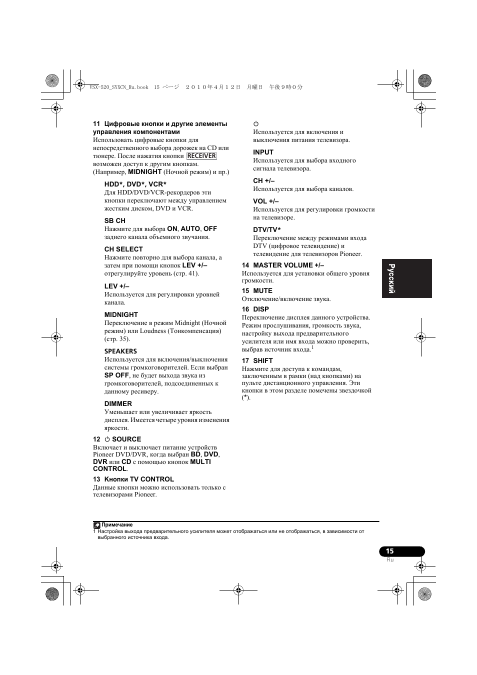 Pioneer VSX-520-S User Manual | Page 125 / 168