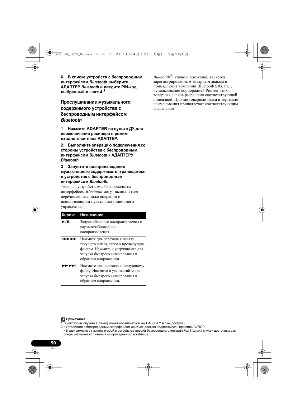 Pioneer VSX-520-S User Manual | Page 160 / 168