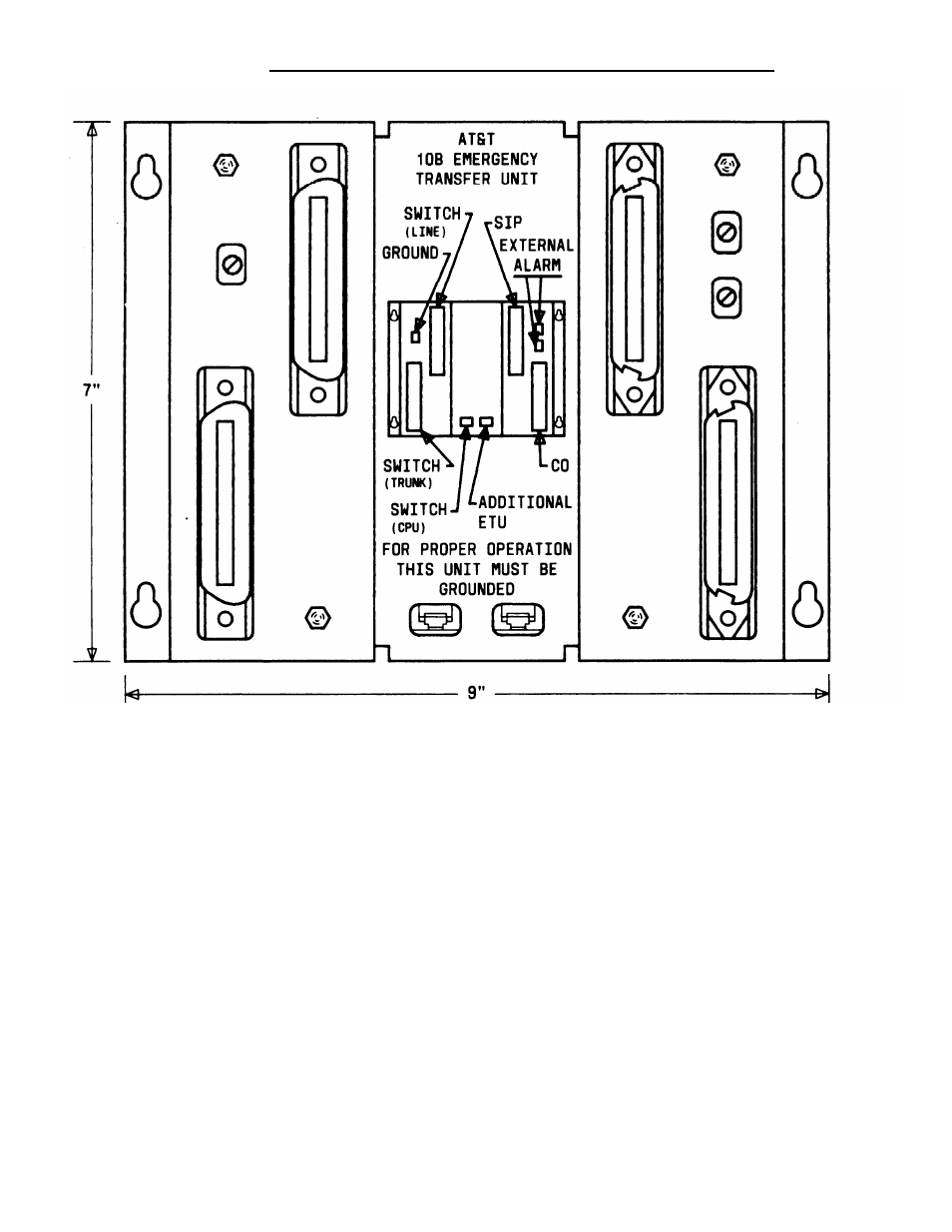 Figure 2-32, 10b emergency transfer unit | AT&T System 25 User Manual | Page 103 / 438