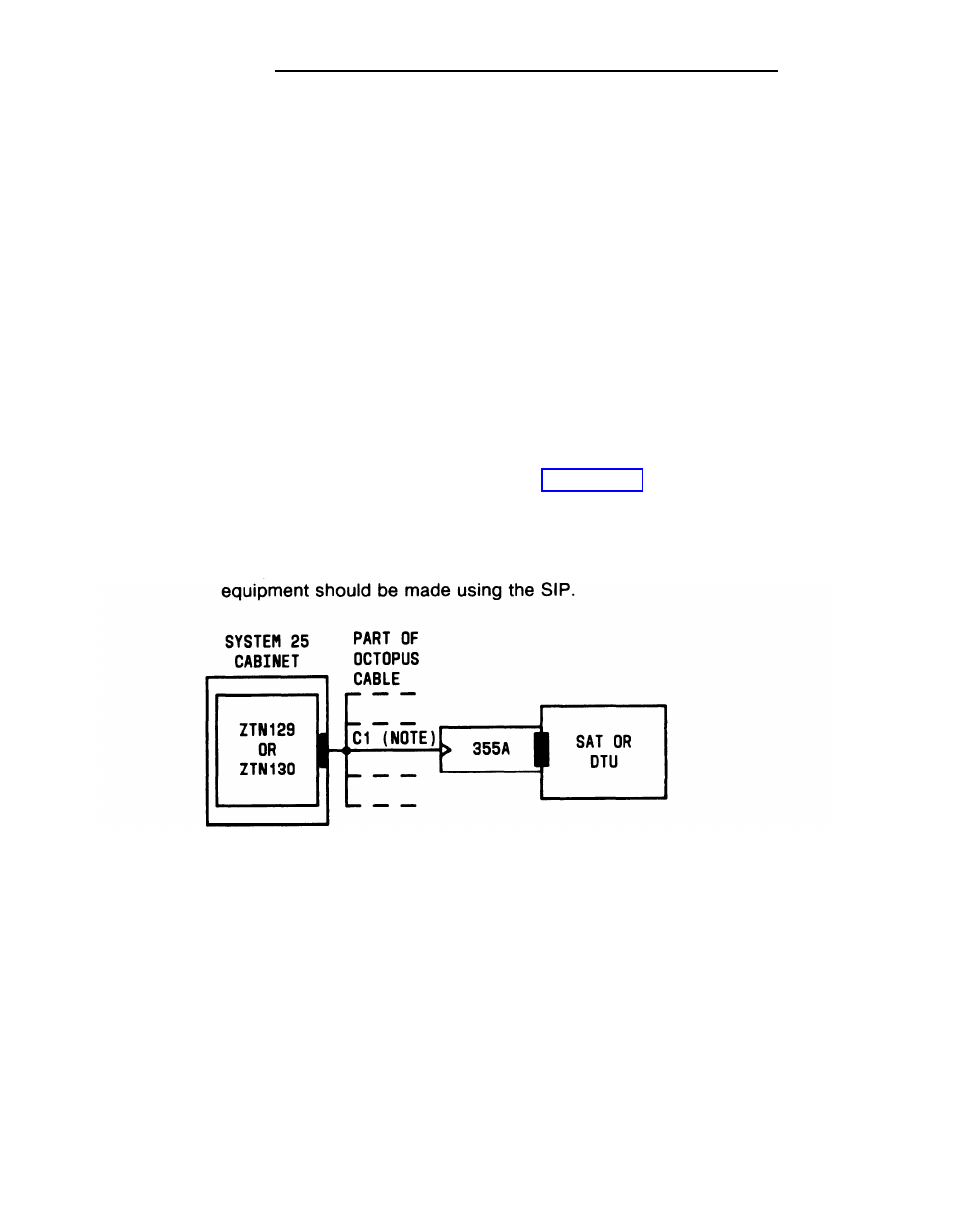 Connect administration equipment, Figure 2-14, Temporary sat and dtu connections | AT&T System 25 User Manual | Page 58 / 438