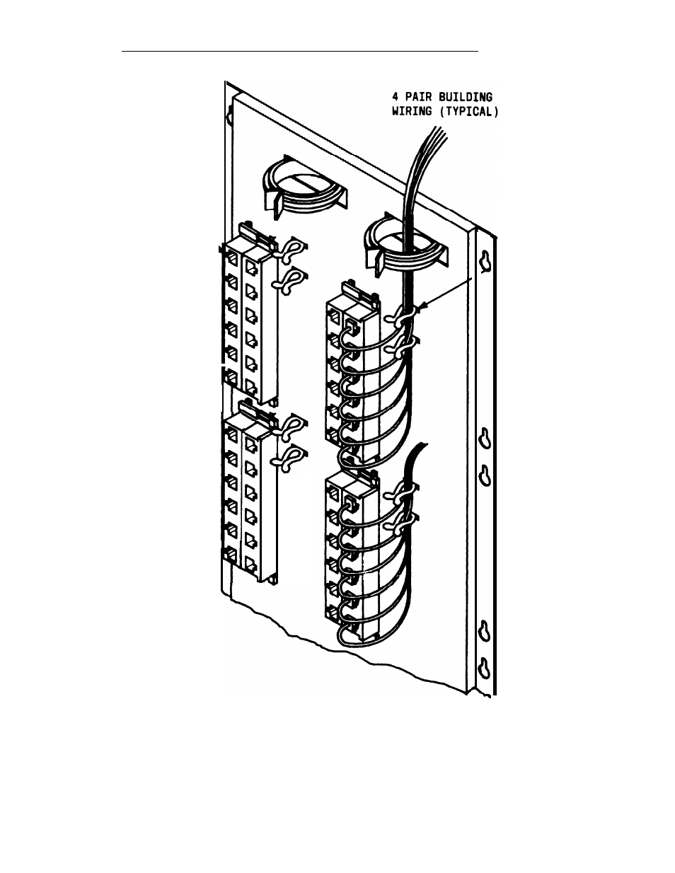 Figure 2-27, Modular plug terminations connected to the sip | AT&T System 25 User Manual | Page 87 / 438