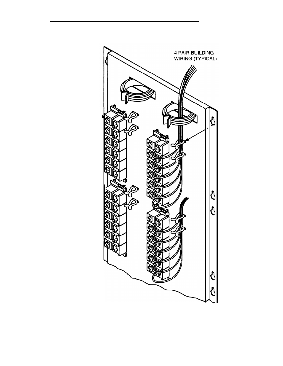 Figure 2-28, Cut down terminations connected to the sip | AT&T System 25 User Manual | Page 89 / 438