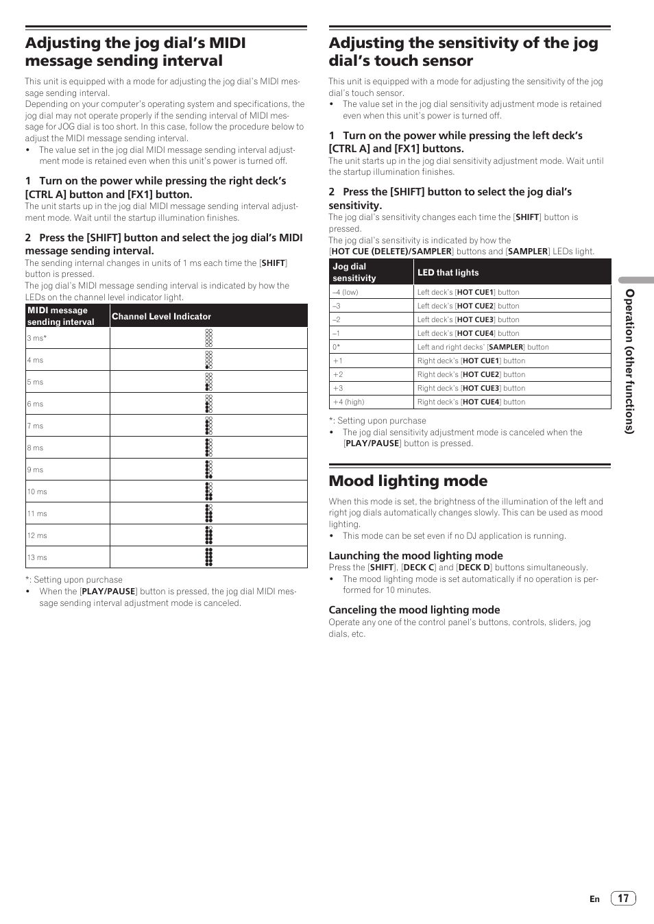 Mood lighting mode | Pioneer DDJ-WeGO-W User Manual | Page 17 / 20