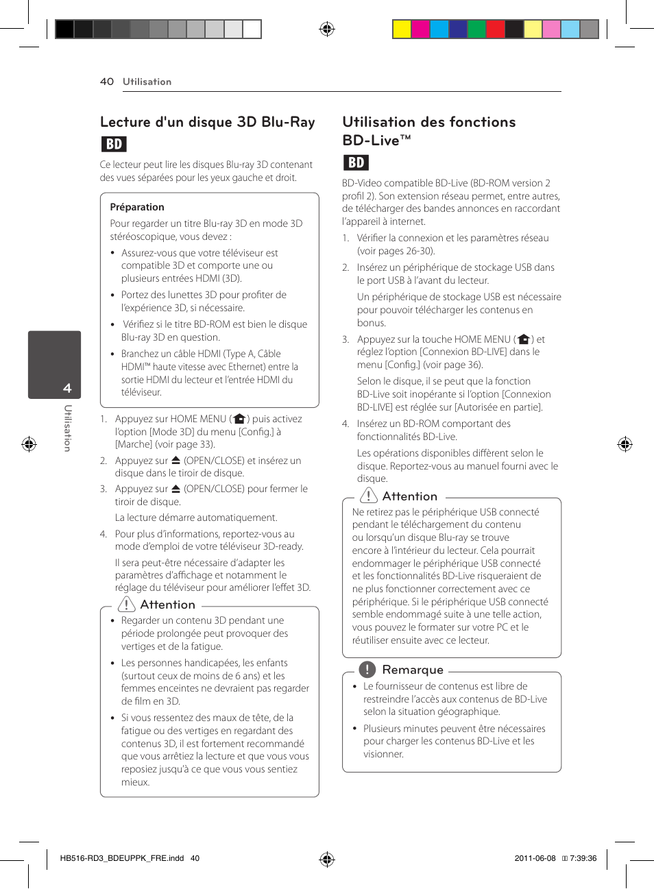 Bd-live, Lecture d'un disque 3d blu-ray e, Utilisation des fonctions bd-live™ e | Pioneer BCS-HF818 User Manual | Page 108 / 424