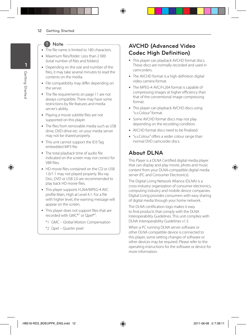 12 – avchd (advanced video codec high, Definition), 12 – about dlna | Avchd (advanced video codec high definition), About dlna | Pioneer BCS-HF818 User Manual | Page 12 / 424