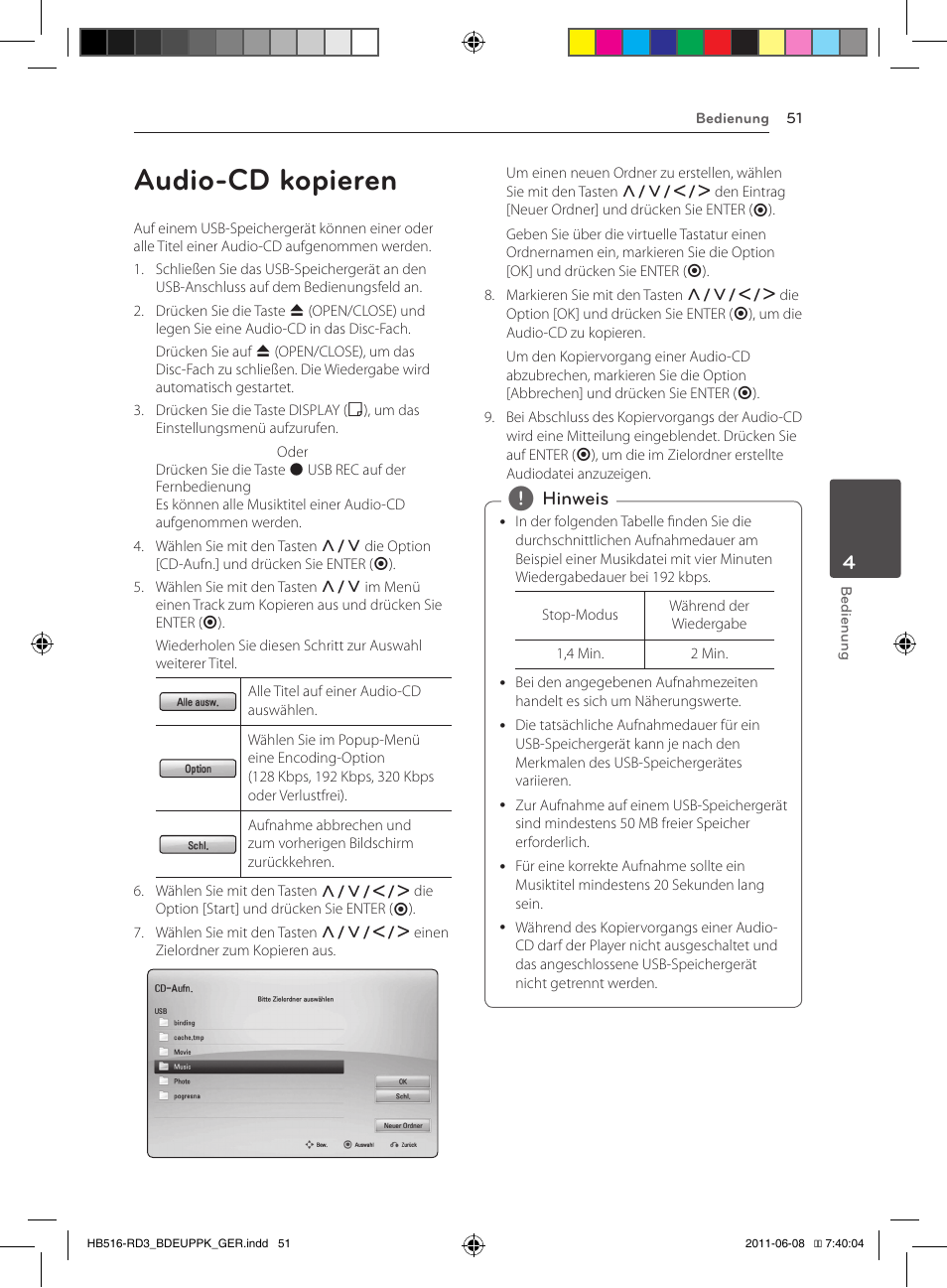 Audio-cd kopieren | Pioneer BCS-HF818 User Manual | Page 193 / 424