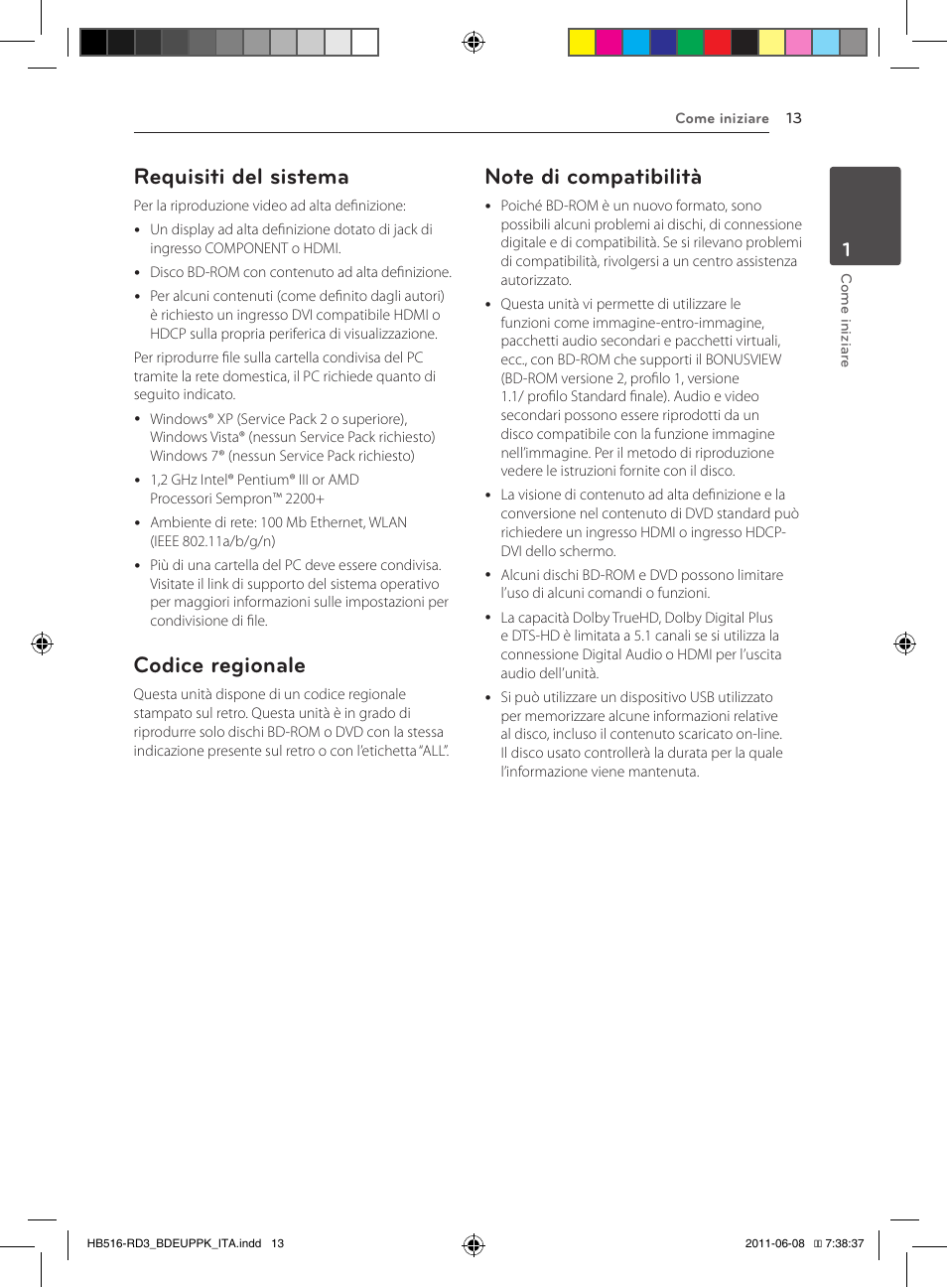 Requisiti del sistema, Codice regionale | Pioneer BCS-HF818 User Manual | Page 223 / 424