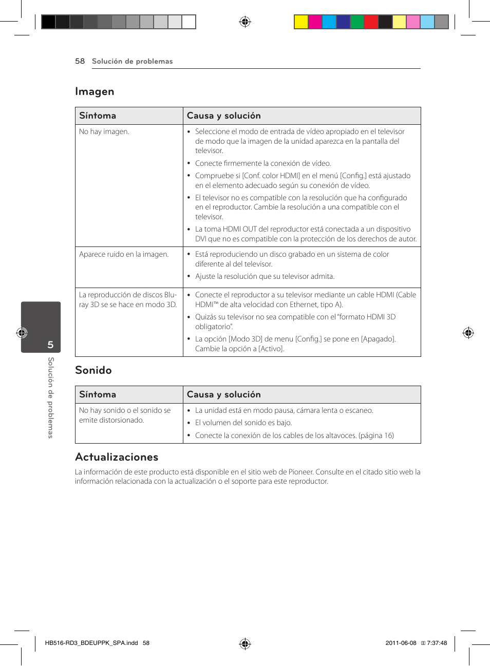 58 – imagen 58 – sonido 58 – actualizaciones, Imagen, Sonido | Actualizaciones | Pioneer BCS-HF818 User Manual | Page 336 / 424