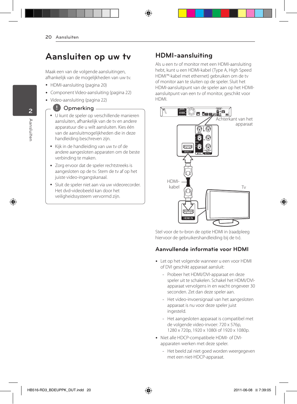 20 aansluiten op uw tv 20 – hdmi-aansluiting, Aansluiten op uw tv, Hdmi-aansluiting | Pioneer BCS-HF818 User Manual | Page 366 / 424