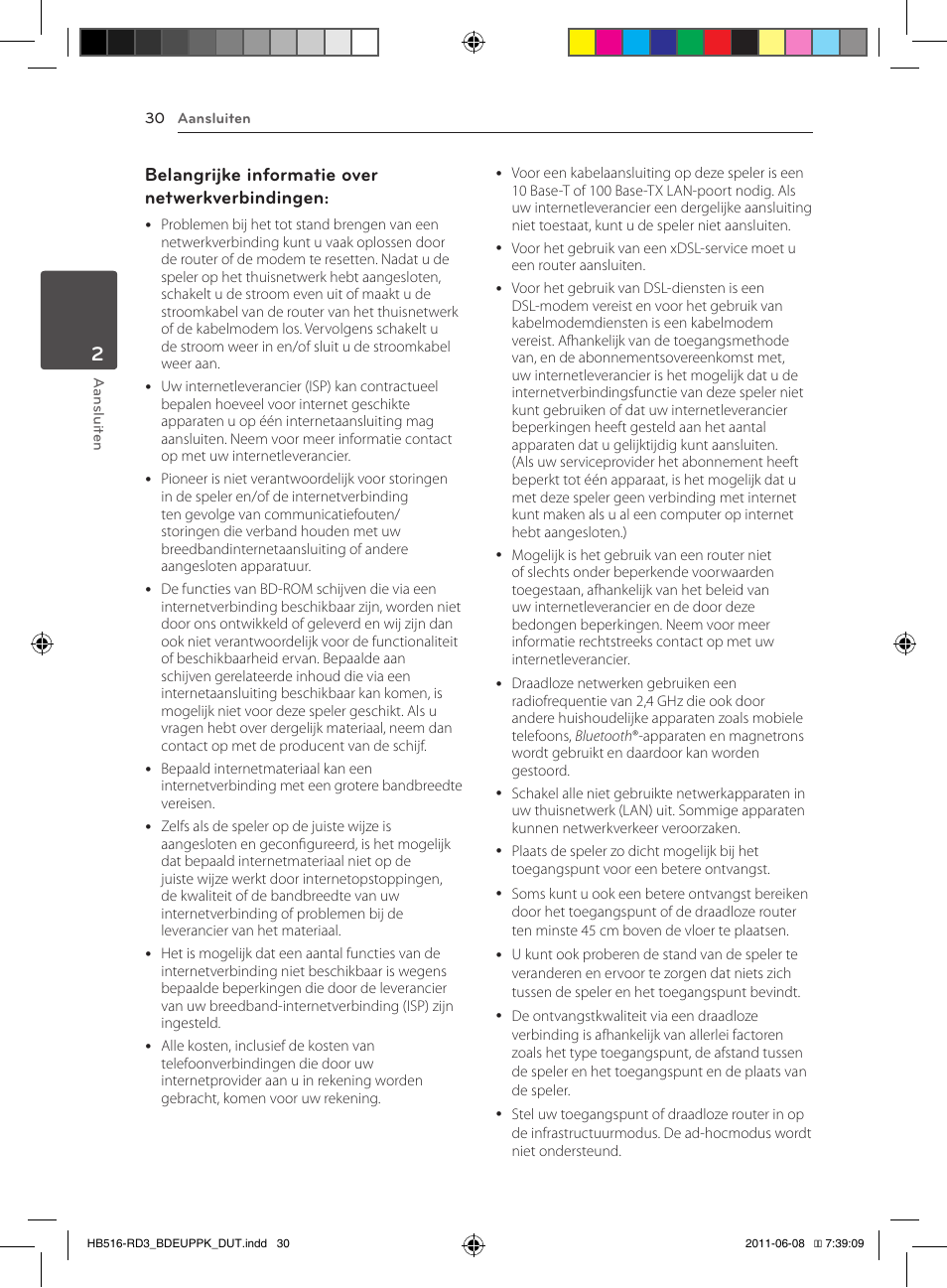 Belangrijke informatie over netwerkverbindingen | Pioneer BCS-HF818 User Manual | Page 376 / 424