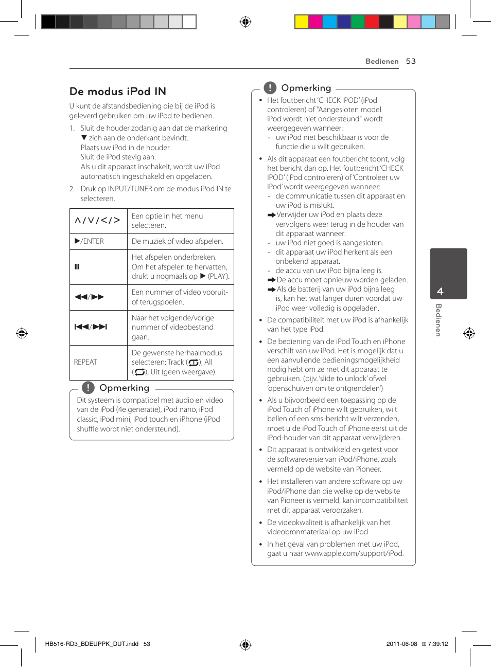 53 – de modus ipod in, De modus ipod in | Pioneer BCS-HF818 User Manual | Page 399 / 424