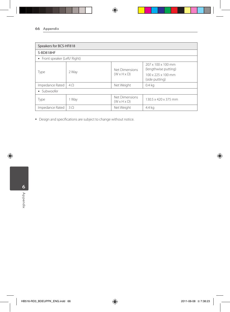 Pioneer BCS-HF818 User Manual | Page 66 / 424