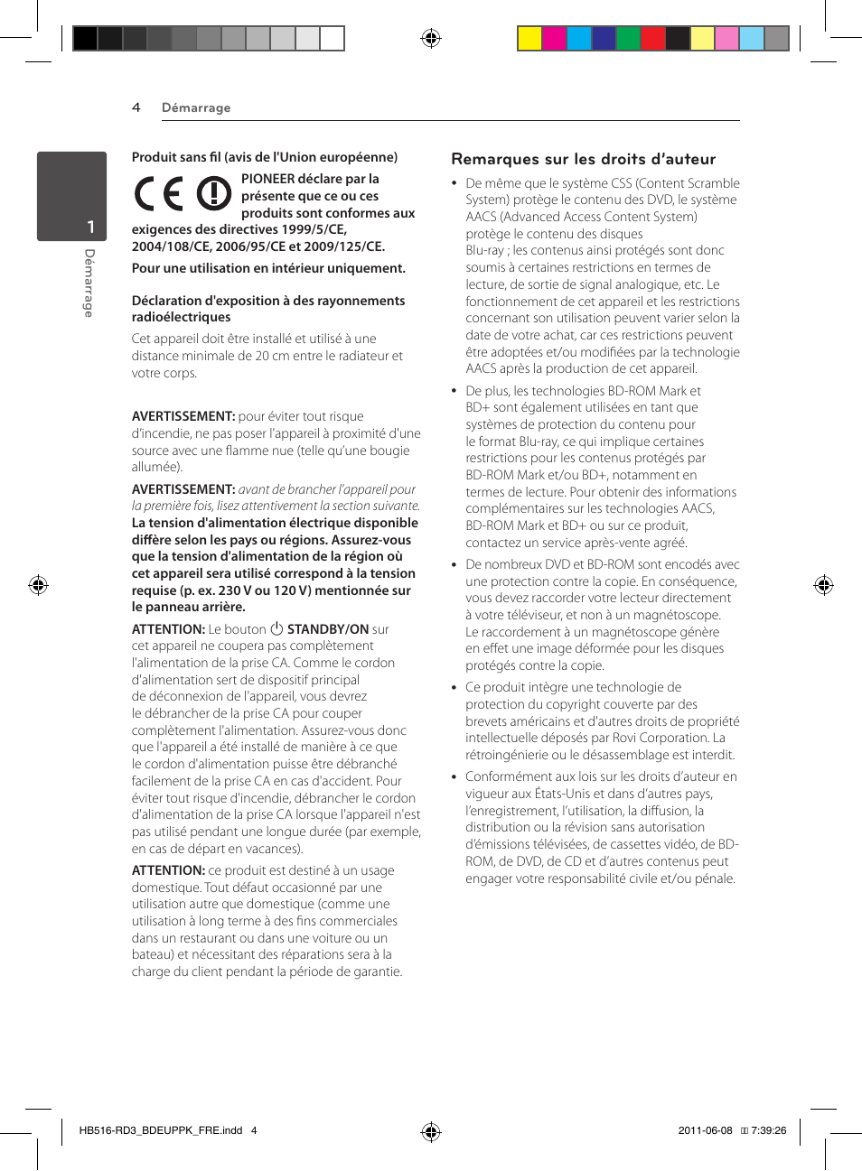 Remarques sur les droits d’auteur | Pioneer BCS-HF818 User Manual | Page 72 / 424