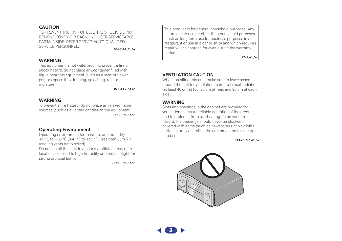 Pioneer VSX-529-K User Manual | Page 2 / 66