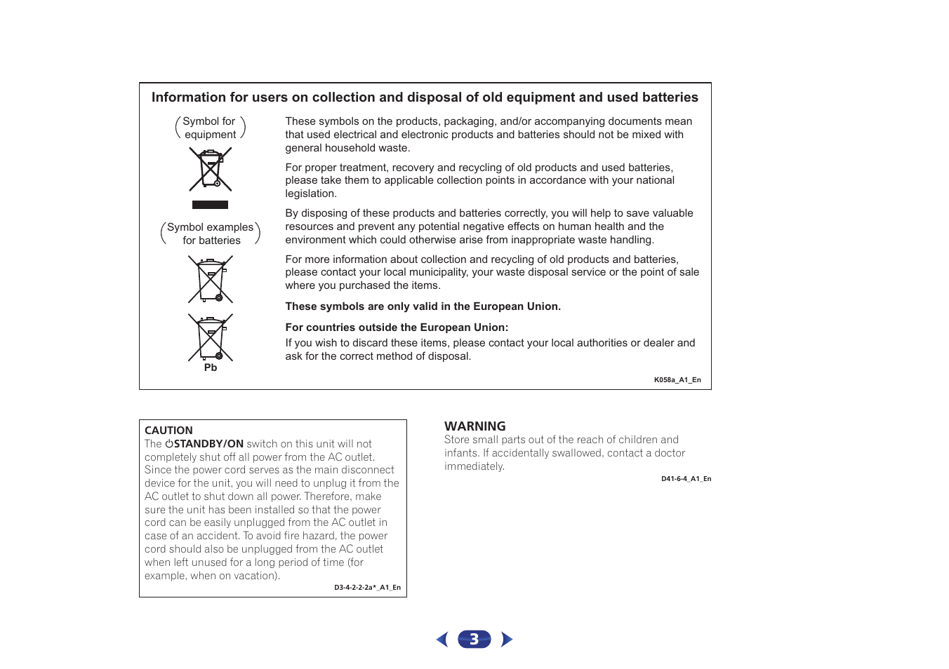 Pioneer VSX-529-K User Manual | Page 3 / 66