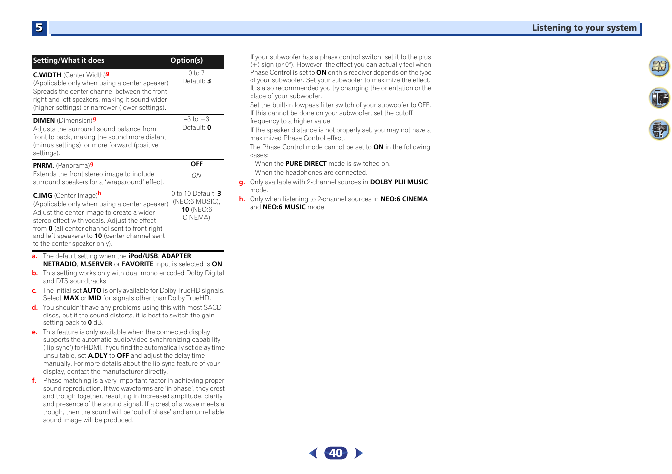 Pioneer VSX-529-K User Manual | Page 40 / 66