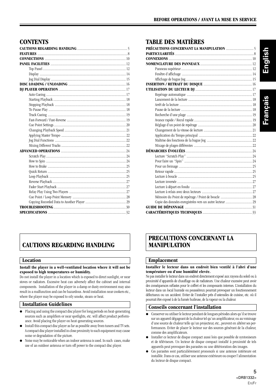 Pioneer CDJ-800 User Manual | Page 5 / 96