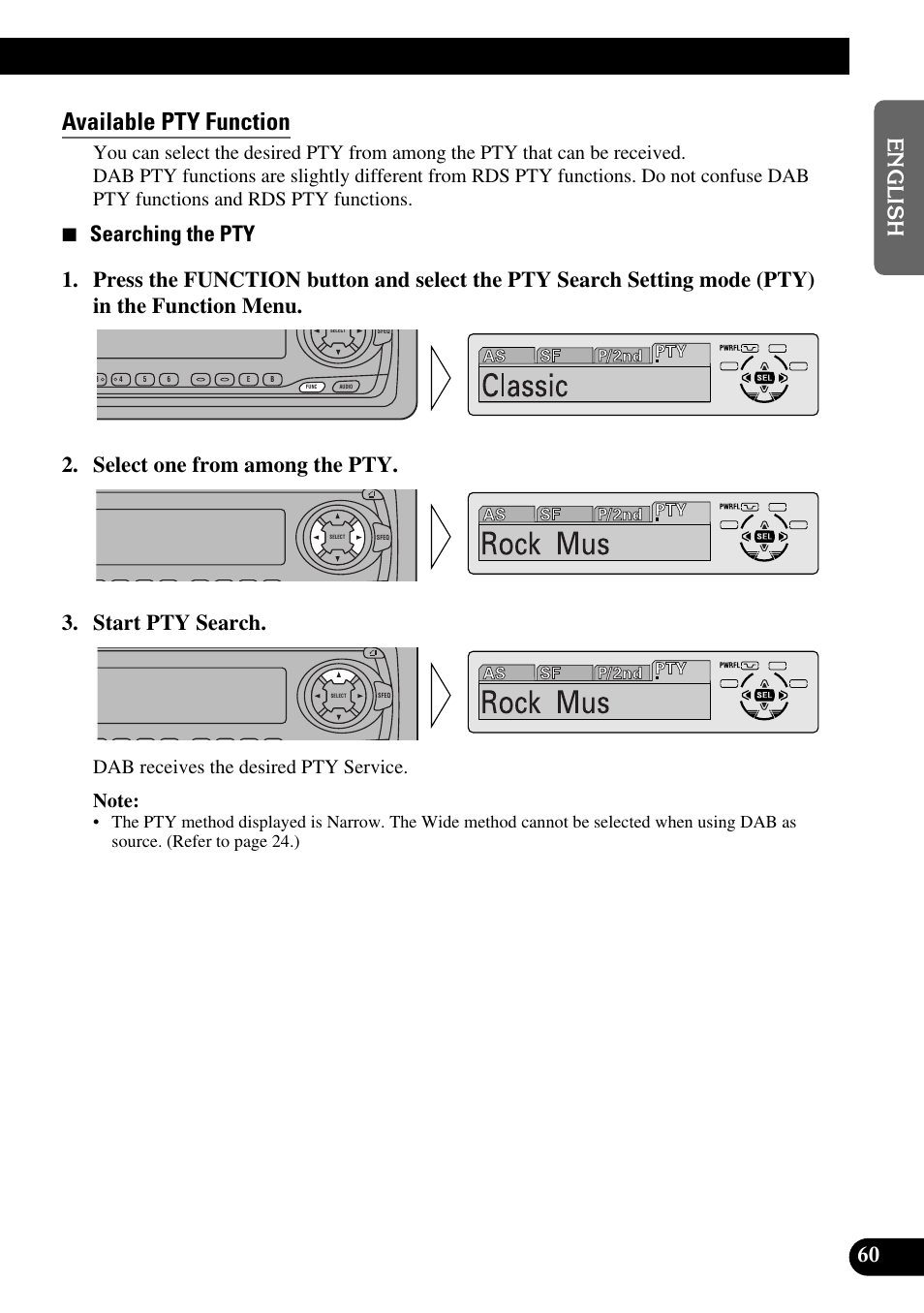 Available pty function | Pioneer KEH-P8010R User Manual | Page 61 / 132