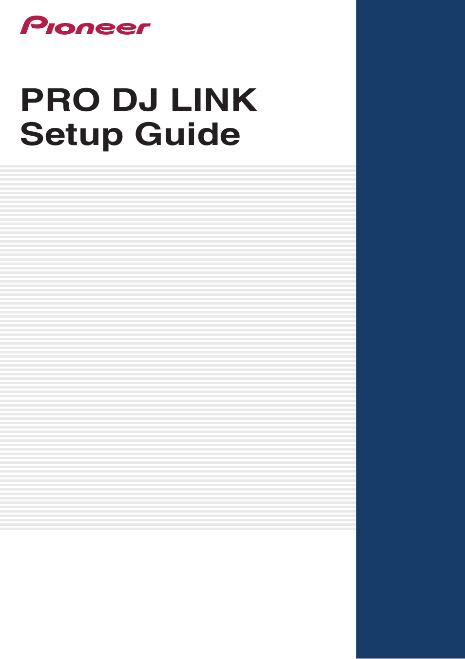 Pioneer CDJ-2000-W User Manual | 28 pages