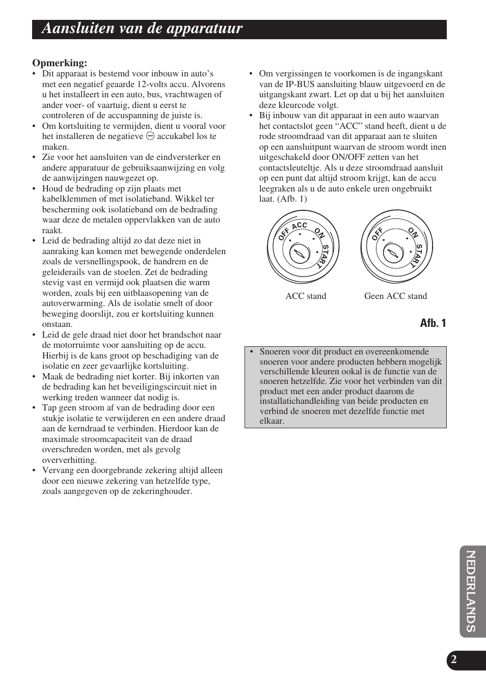 Aansluiten van de apparatuur, Afb. 1 | Pioneer SDV-P7 User Manual | Page 63 / 76