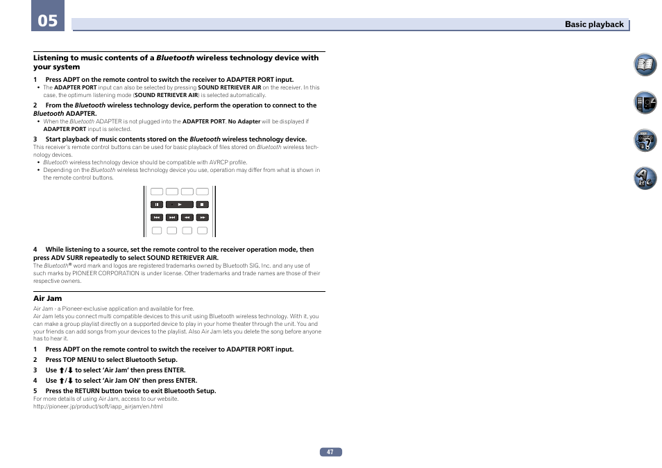 Pioneer SC-2022-K User Manual | Page 47 / 113