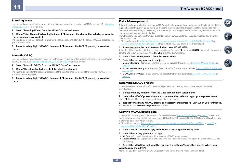 Data management | Pioneer SC-2022-K User Manual | Page 80 / 113