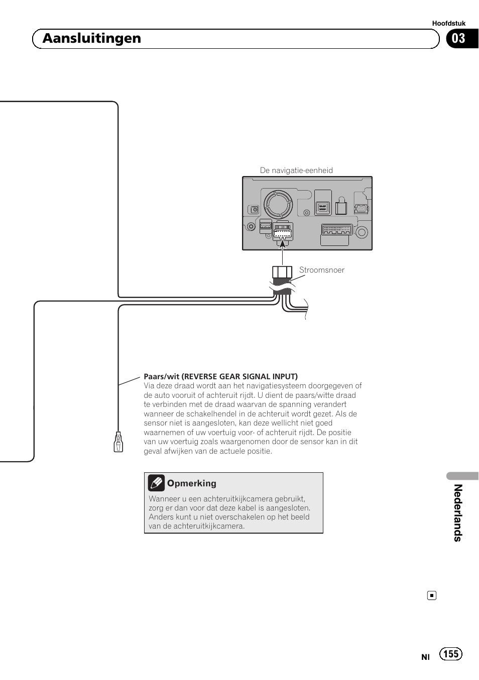 03 aansluitingen | Pioneer AVIC-F920BT User Manual | Page 155 / 172