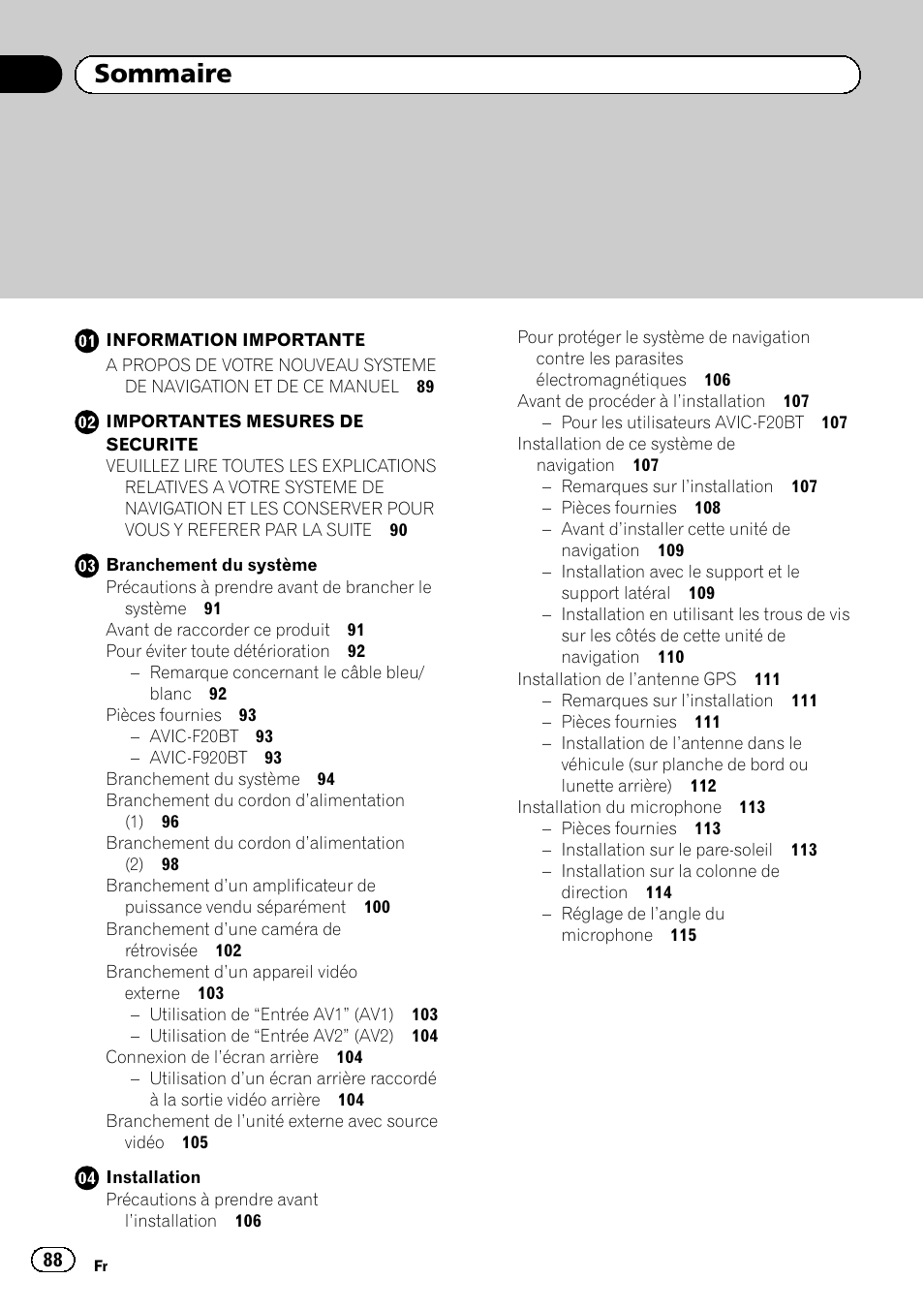 Pioneer AVIC-F920BT User Manual | Page 88 / 172